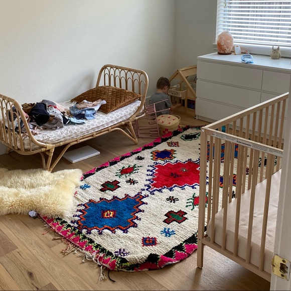 Coco Carpets SOUTHWEST SOIREE boucherouite vintage moroccan berber rug - Picture 2 of 3